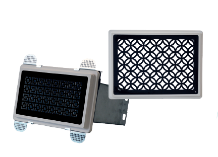 GIPSAIR® ART - Grille de diffusion invisible à flux d'air vertical
